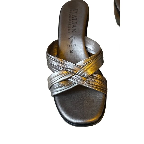 Italian Shoemakers Size 10 Finer Open Toe Sandals From Italy - Picture 6 of 12